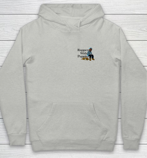 Rappers With Puppies Front and Back Youth Hoodie