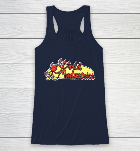 World Industries Devil Satan Hook Ups Skate Hookups Hook Ups Vintage 90's Racerback Tank 8