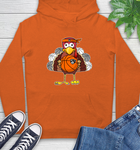 Brooklyn Nets Turkey thanksgiving day Hoodie - Image 6