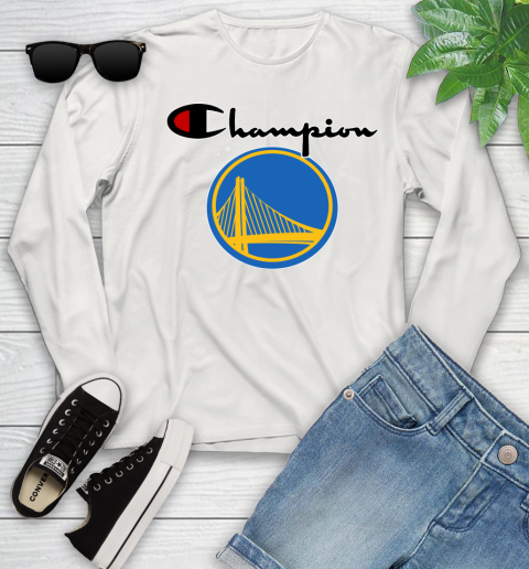 NBA Basketball Golden State Warriors Champion Shirt Youth Long Sleeve 10