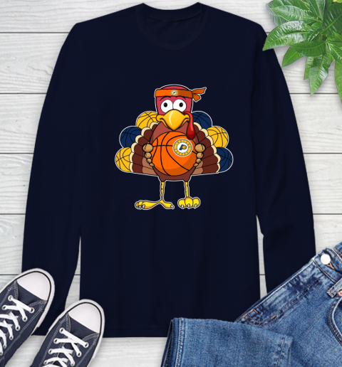 Indiana Pacers Turkey thanksgiving day Long Sleeve T-Shirt 4
