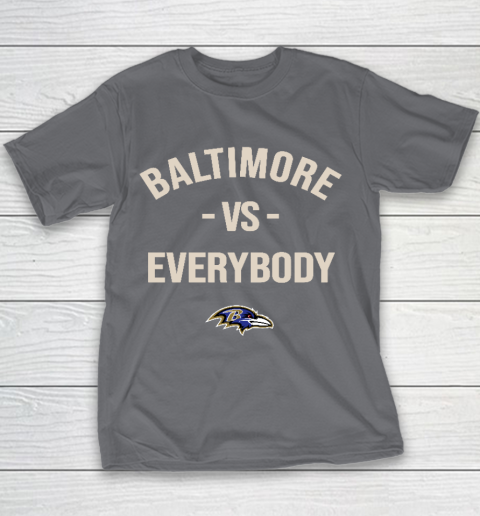 Baltimore Ravens Vs Everybody Youth T-Shirt 5