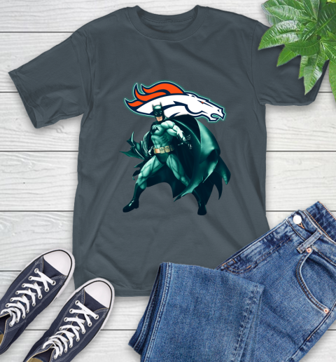 NFL Batman Football Sports Denver Broncos T-Shirt 9