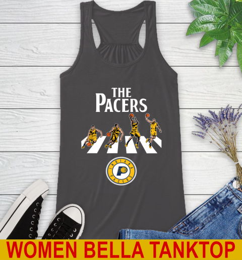 NBA Basketball Indiana Pacers The Beatles Rock Band Shirt Racerback Tank 10