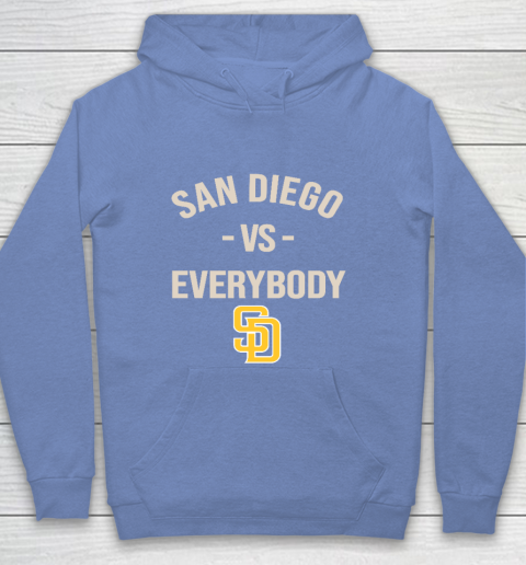 San Diego Padres Vs Everybody Youth Hoodie 8