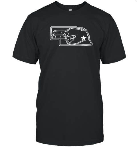 Nebraska Cornhuskers Go Big Red Hand Sign Premium T-Shirt