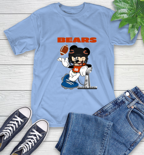 NFL Chicago Bears Mickey Mouse Disney Super Bowl Football T Shirt T-Shirt 11