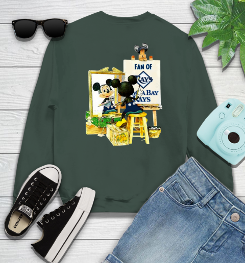 MLB Baseball Tampa Bay Rays Mickey Drawing Shirt 36