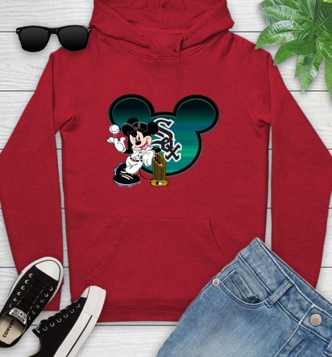 MLB Chicago White Sox The Commissioner's Trophy Mickey Mouse Disney Youth Hoodie 11