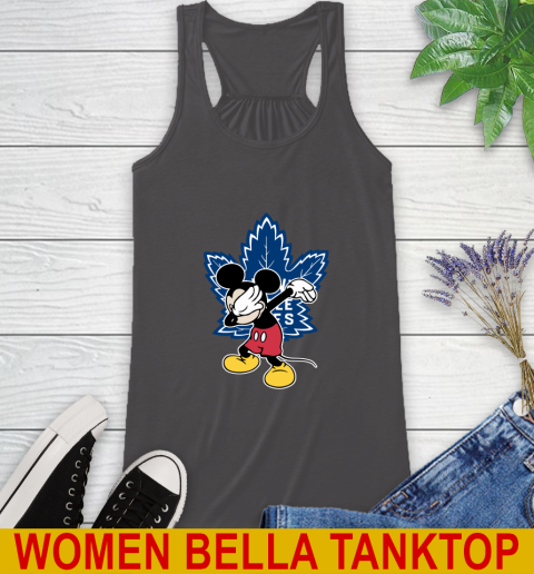 Toronto Maple Leafs NHL Hockey Dabbing Mickey Disney Sports Racerback Tank 12
