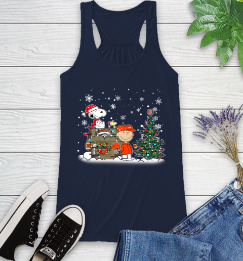 NFL Denver Broncos Snoopy Charlie Brown Christmas Football Super Bowl Sports Racerback Tank 10