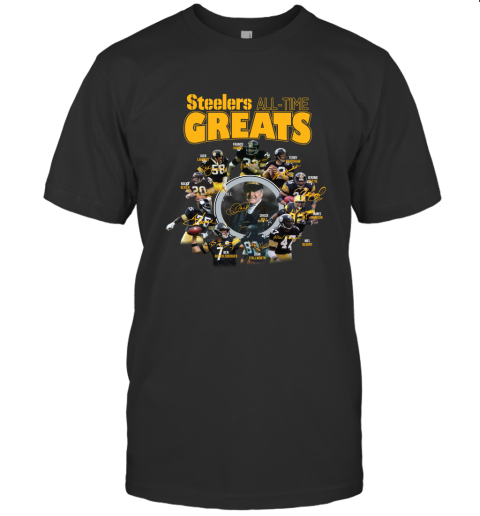 Pittsburgh Steelers all time greats players signature Shirt 01 T-Shirt