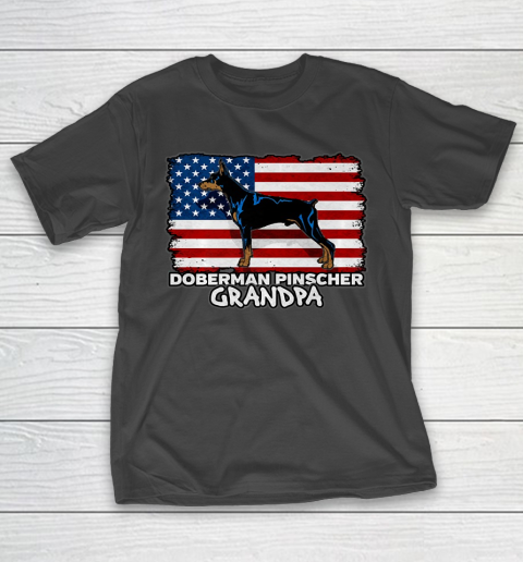 Grandpa Funny Gift Apparel  Mens Doberman Pinscher Grandpa T-Shirt