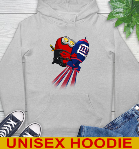 NFL Football New York Giants Deadpool Minion Marvel Shirt Hoodie 6