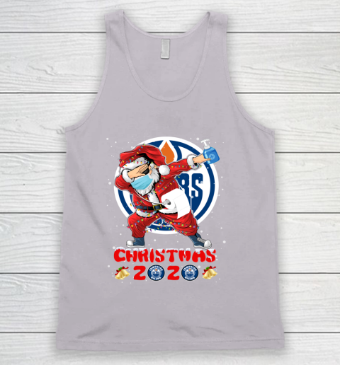 Edmonton Oilers Funny Santa Claus Dabbing Christmas 2020 NHL Tank Top 3