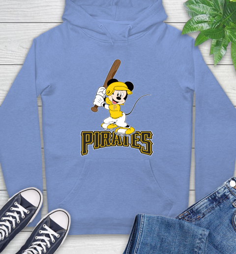 MLB Baseball Pittsburgh Pirates Cheerful Mickey Mouse Shirt Hoodie 12