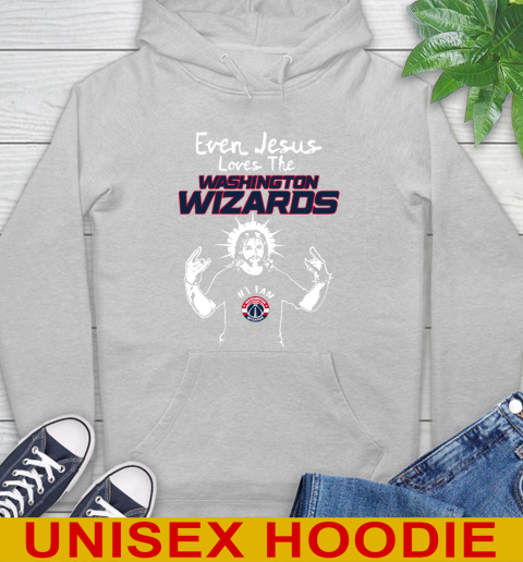 Washington Wizards NBA Basketball Even Jesus Loves The Wizards Shirt Hoodie 6