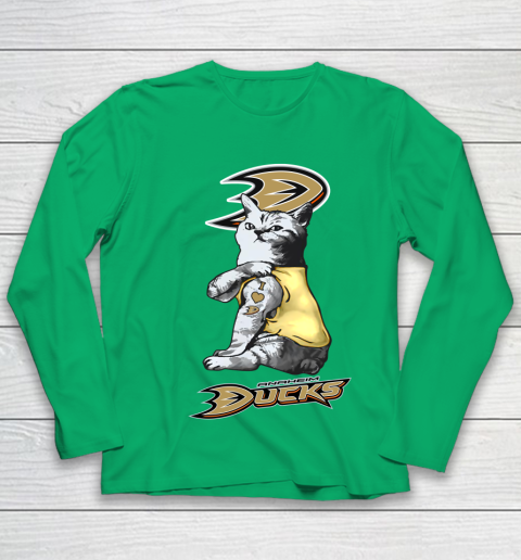 NHL My Cat Loves Anaheim Ducks Hockey Youth Long Sleeve 4
