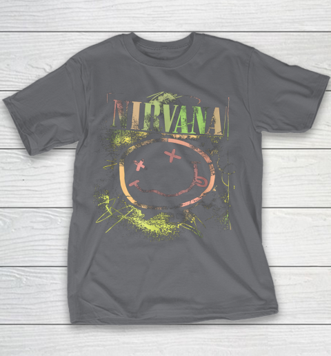Vintage Nirvanas Smile Design Limited Youth T-Shirt 5