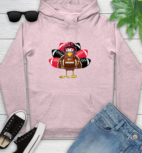 Kansas City Chiefs Turkey Thanksgiving Day Youth Hoodie 10