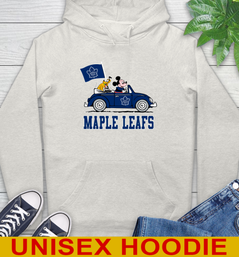 NHL Hockey Toronto Maple Leafs Pluto Mickey Driving Disney Shirt Hoodie 12