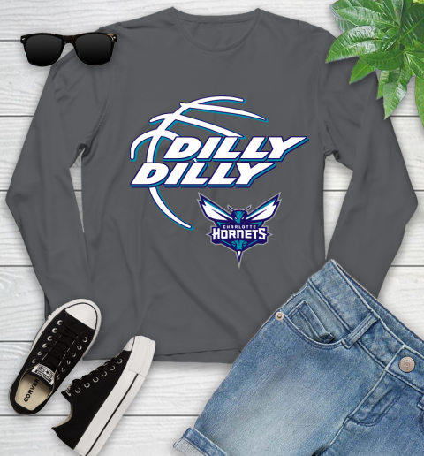 NBA Charlotte Hornets Dilly Dilly Basketball Sports Youth Long Sleeve 8