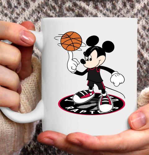 NBA Basketball Toronto Raptors Cheerful Mickey Disney Shirt not broken the mould Ceramic Mug 11oz 2