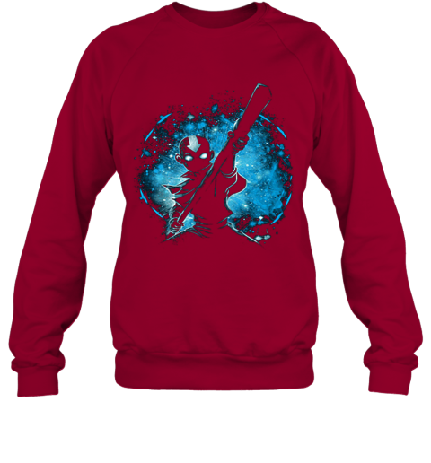 red galaxy sweatshirt