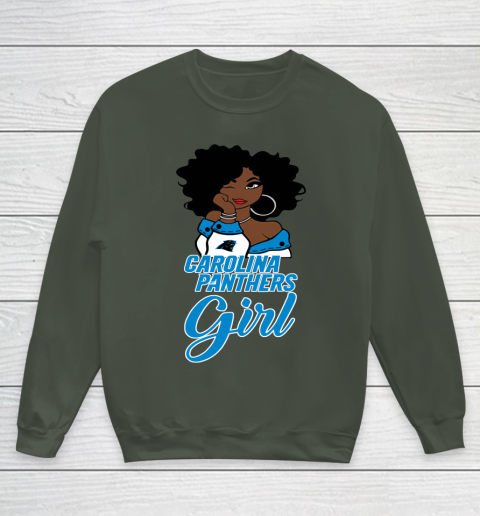 Carolina Panthers Girl NFL Youth Sweatshirt 10