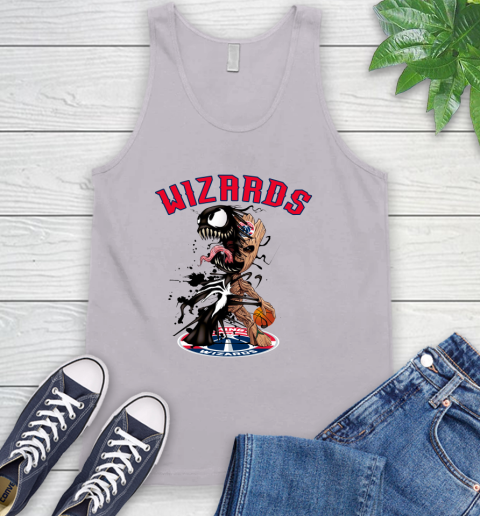 NBA Washington Wizards Basketball Venom Groot Guardians Of The Galaxy Tank Top 4