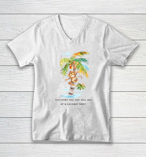 Coconut Tree Kamala Harris V-Neck T-Shirt