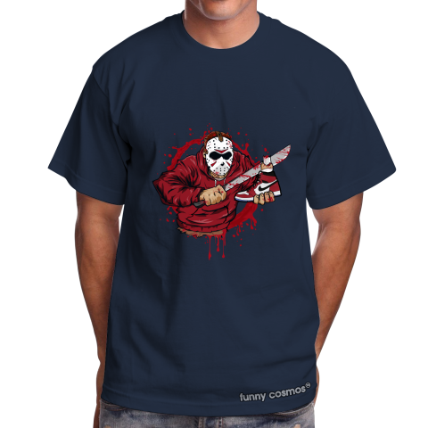 Air Jordan 1 Spider man Matching Sneaker Tshirt Jason Voorhees Red and White Jordan Tshirt