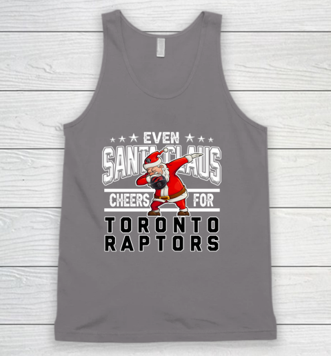 Toronto Raptors Even Santa Claus Cheers For Christmas NBA Tank Top 6