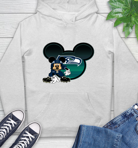 NFL Seattle Seahawks Mickey Mouse Disney Football T Shirt Hoodie