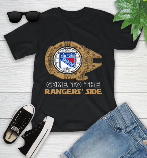 NHL Come To The New York Rangers Wars Hockey Sports Youth T-Shirt
