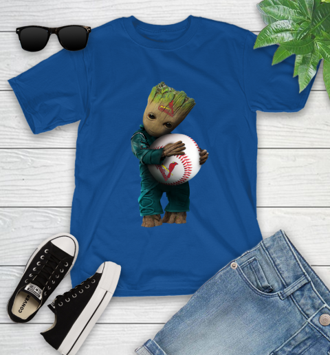 MLB Groot Guardians Of The Galaxy Baseball Sports St.Louis Cardinals Youth T-Shirt 9