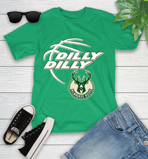 NBA Milwaukee Bucks Dilly Dilly Basketball Sports Youth T-Shirt 6