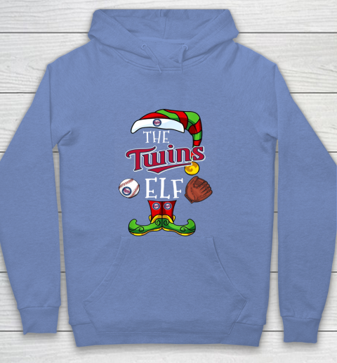 Minnesota Twins Christmas ELF Funny MLB Youth Hoodie 8