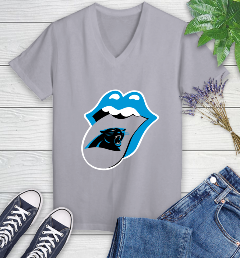 Carolina Panthers NFL Football Lips I Root For My Team Adoring Fan 80