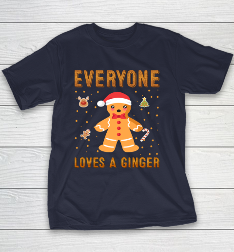 Everyone Loves A Ginger Funny Christmas Youth T-Shirt 2