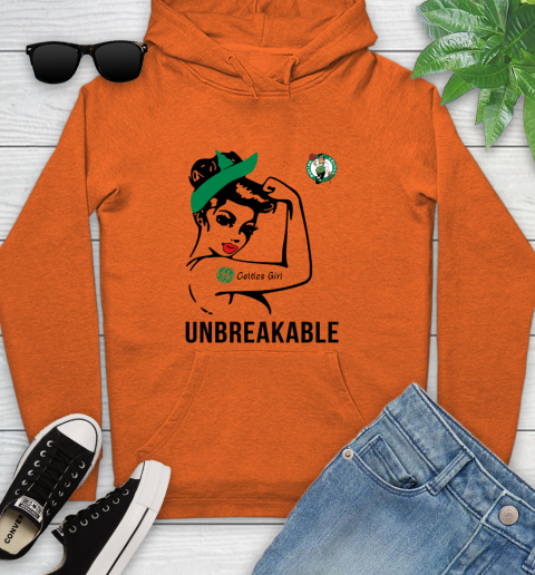 NBA Boston Celtics Girl Unbreakable Basketball Sports Youth Hoodie 3