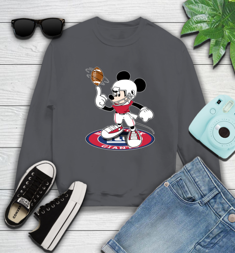 NFL Football New York Giants Cheerful Mickey Disney Shirt Sweatshirt 6