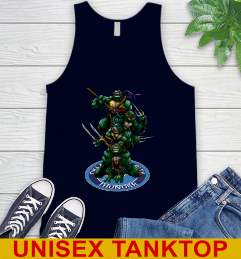 NBA Basketball Oklahoma City Thunder Teenage Mutant Ninja Turtles Shirt Tank Top 3
