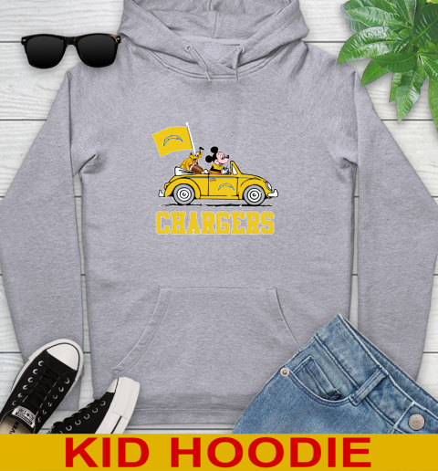 NFL Football Los Angeles Chargers Pluto Mickey Driving Disney Shirt Youth Hoodie 7 NFL Football Los Angeles Chargers Pluto Mickey Driving Disney Shirt Youth Hoodie - Image 7