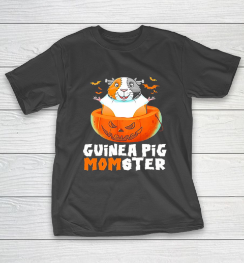Guinea Pig Momster In Pumpkin Halloween T-Shirt
