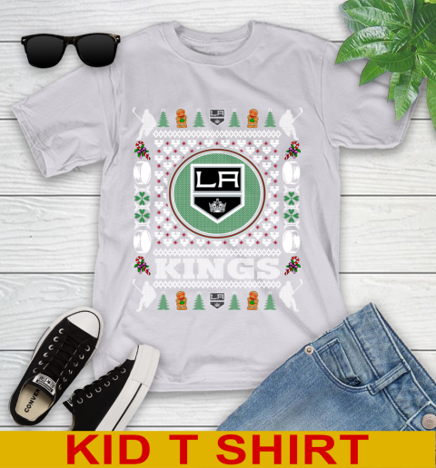 Los Angeles Kings Merry Christmas NHL Hockey Loyal Fan Youth T-Shirt 4