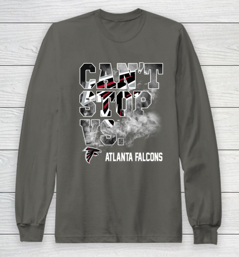 NFL Atlanta Falcons Can't Stop Vs Long Sleeve T-Shirt 5