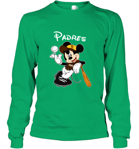 Baseball Mickey Team San Diego Padres Youth T-Shirt 