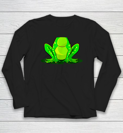 Frog Costume Halloween Green Toad Long Sleeve T-Shirt