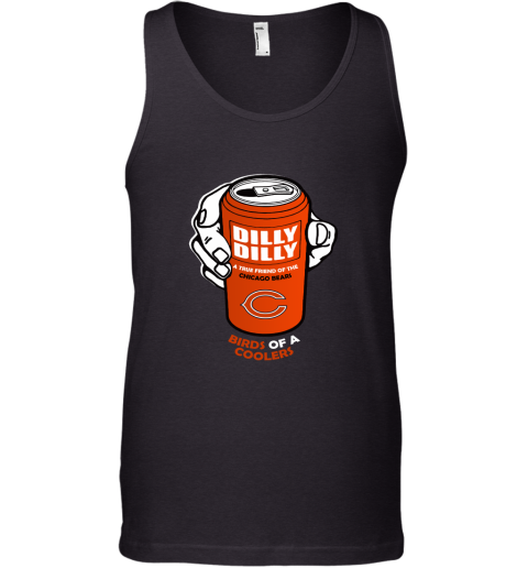 Bud Light Dilly Dilly! Chicago Bears Birds Of A Cooler Tank Top